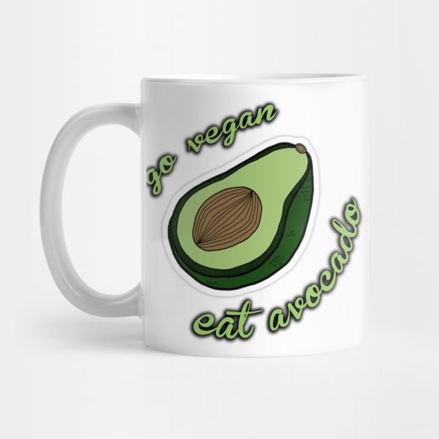 Go Vegan Eat Avocado Shirt by seasonofdecay